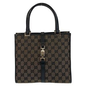 Gucci Jackie GG Canvas Leather Handbag